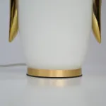 Настольная лампа из белого матового стекла Birdi Penguin White от ImperiumLoft