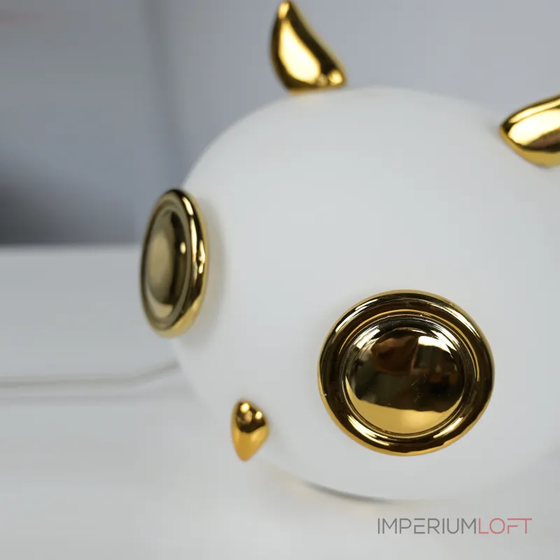 Настольная лампа из белого матового стекла Birdi Owl White от ImperiumLoft Настольная лампа из белого матового стекла Birdi Owl White от ImperiumLoft