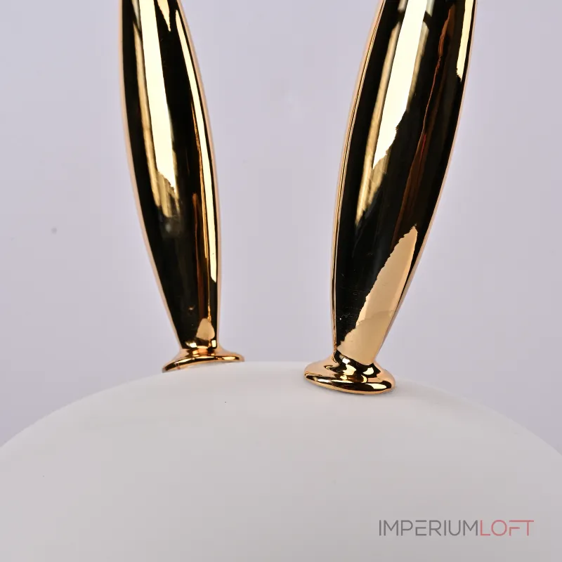 Настольная лампа из белого матового стекла Birdi Bunny White от ImperiumLoft Настольная лампа из белого матового стекла Birdi Bunny White от ImperiumLoft