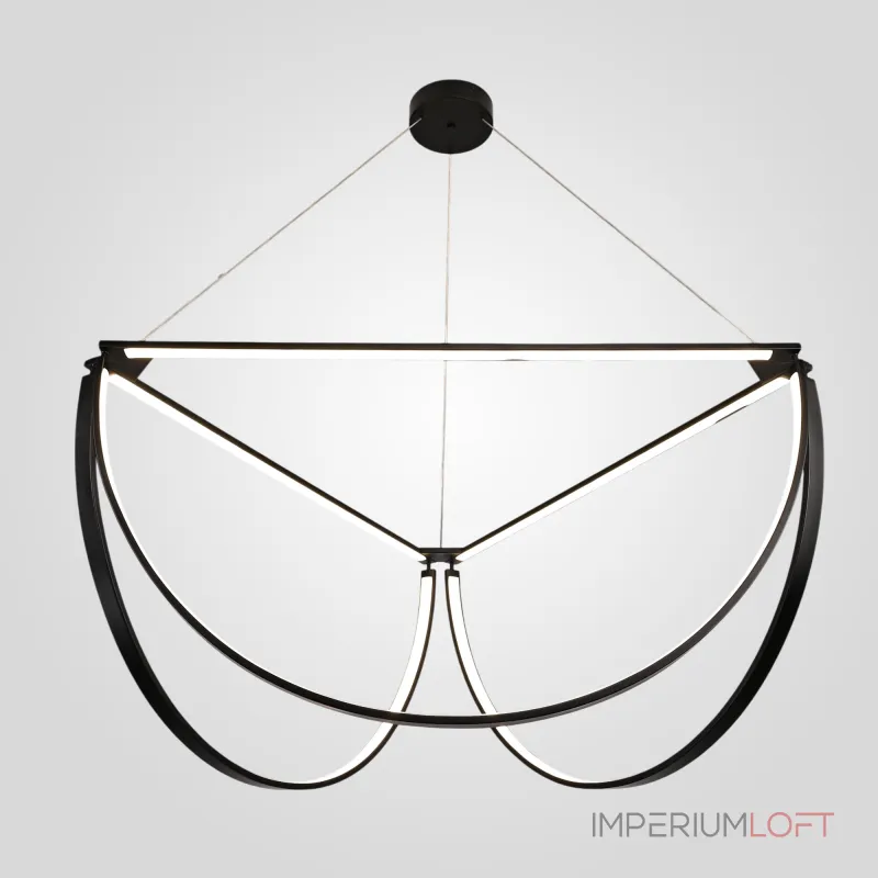 Подвесной светильник SOLANA LIGHT 3 Black от ImperiumLoft Подвесной светильник SOLANA LIGHT 3 Black от ImperiumLoft
