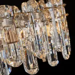 Реечный светодиодный светильник с рассеивателями в виде хрустальных плашек оригинальной формы ILIAS LONG L90 от ImperiumLoft