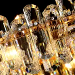 Реечный светодиодный светильник с рассеивателями в виде хрустальных плашек оригинальной формы ILIAS LONG L90 от ImperiumLoft