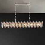 Реечный светодиодный светильник с рассеивателями в виде хрустальных плашек оригинальной формы ILIAS LONG L120 от ImperiumLoft