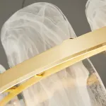 Реечный светодиодный светильник со стеклянными рассеивателями с эффектом «белый дым» STAFFAN LONG от ImperiumLoft