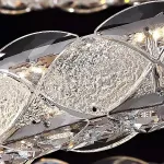 Светодиодный удлиненный овальный светильник с рассеивателями из хрусталя ERHARD LONG от ImperiumLoft