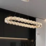 Светодиодный удлиненный овальный светильник с рассеивателями из хрусталя ERHARD LONG от ImperiumLoft