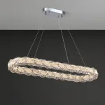 Светодиодный удлиненный овальный светильник с рассеивателями из хрусталя ERHARD LONG от ImperiumLoft