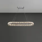Светодиодный удлиненный овальный светильник с рассеивателями из хрусталя ERHARD LONG от ImperiumLoft