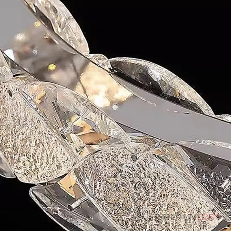 Светодиодный удлиненный овальный светильник с рассеивателями из хрусталя ERHARD LONG от ImperiumLoft