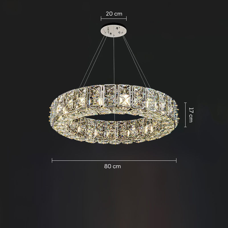 Подвесная люстра TAKI R Silver