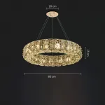 Подвесная люстра TAKI R Gold