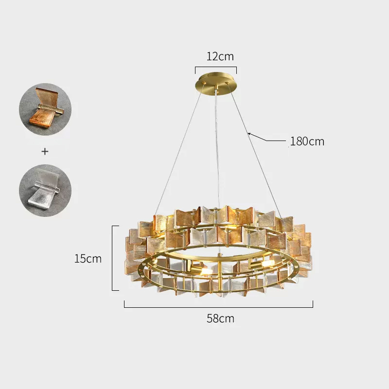 Подвесная люстра DEXTER Amber D58