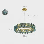 Подвесная люстра DEXTER Blue D58