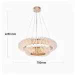 Подвесная люстра PETALS RING D50+D78