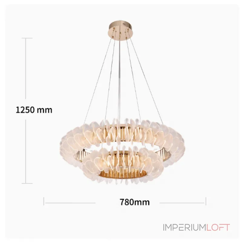 Подвесная люстра PETALS RING D50+D78