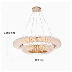 Подвесная люстра PETALS RING D62+D96