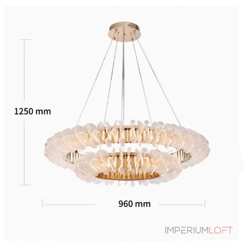 Подвесная люстра PETALS RING D62+D96