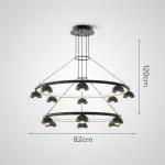 Подвесная люстра TORBERG D82+D67