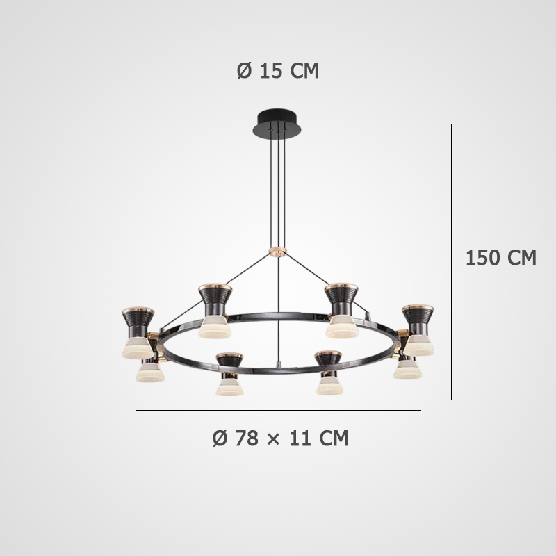 Подвесная люстра MANASSE D78