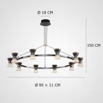 Подвесная люстра MANASSE D95