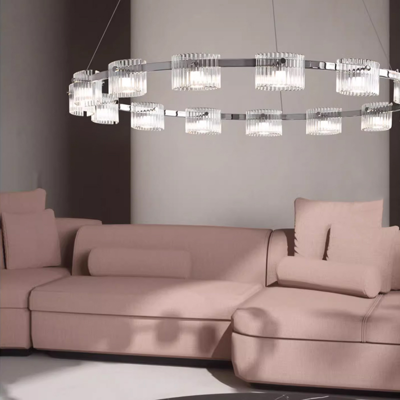 Подвесная люстра NICOLETTA CHROME D80