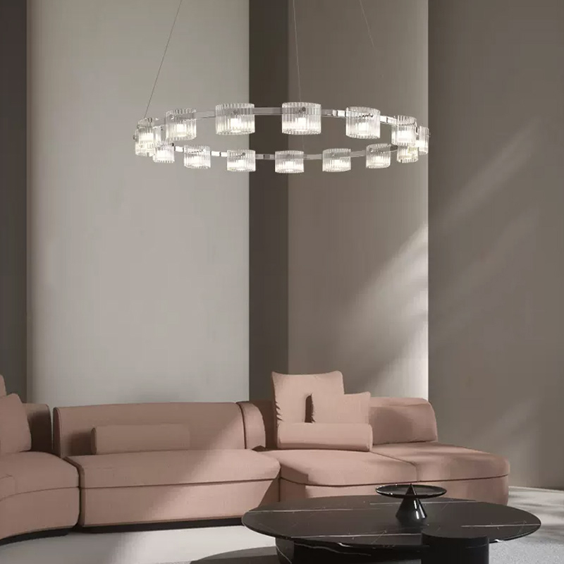 Подвесная люстра NICOLETTA CHROME D80