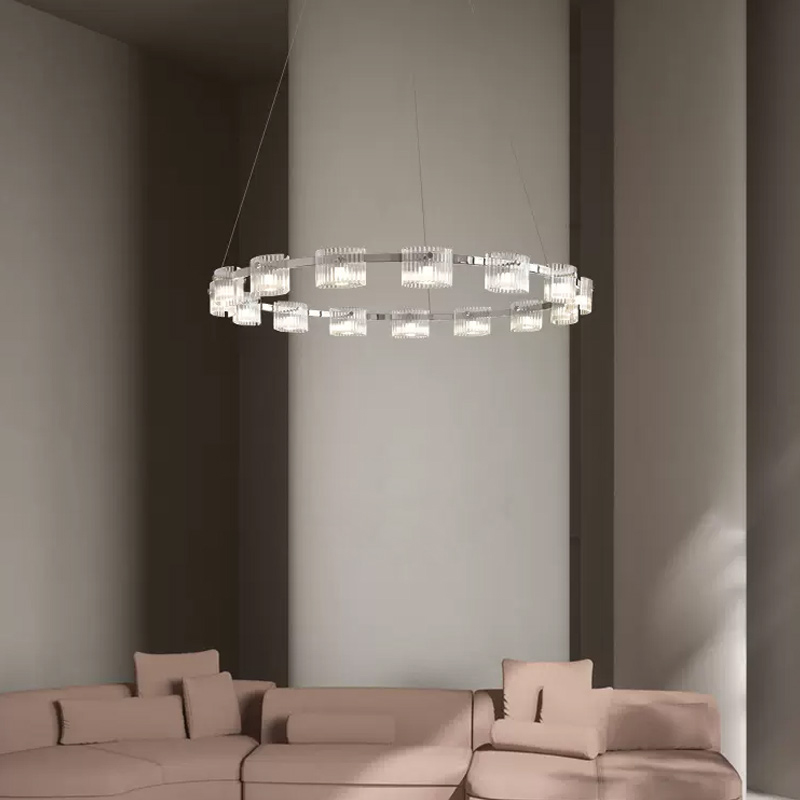 Подвесная люстра NICOLETTA CHROME D80