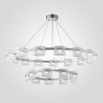 Подвесная люстра NICOLETTA CHROME D100+D60