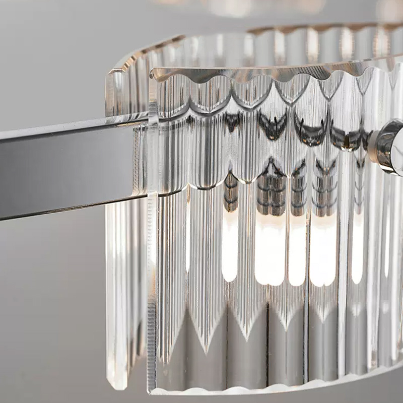 Подвесная люстра NICOLETTA CHROME D100+D60 Подвесная люстра NICOLETTA CHROME D100+D60