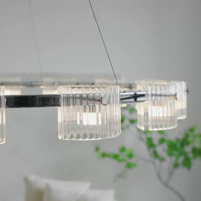 Подвесная люстра NICOLETTA CHROME D100+D60 Подвесная люстра NICOLETTA CHROME D100+D60