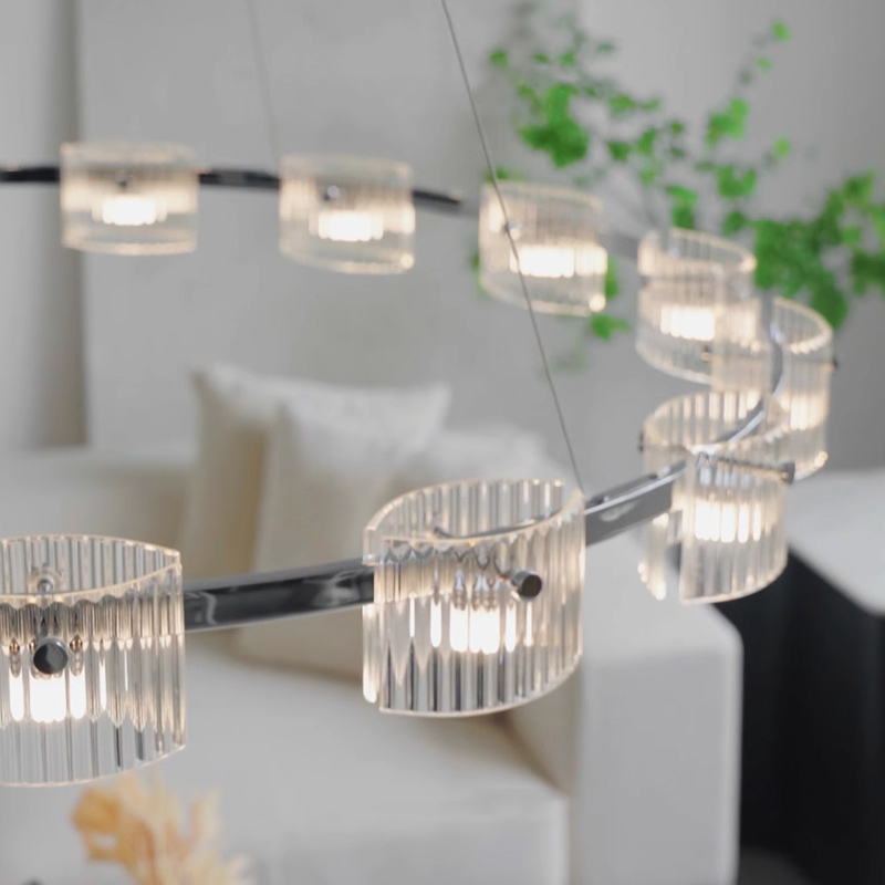 Подвесная люстра NICOLETTA CHROME D100+D60 Подвесная люстра NICOLETTA CHROME D100+D60