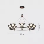 Подвесная люстра WOLFGANG D85