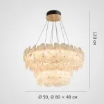 Подвесная люстра AURELIUS CH D80+D50