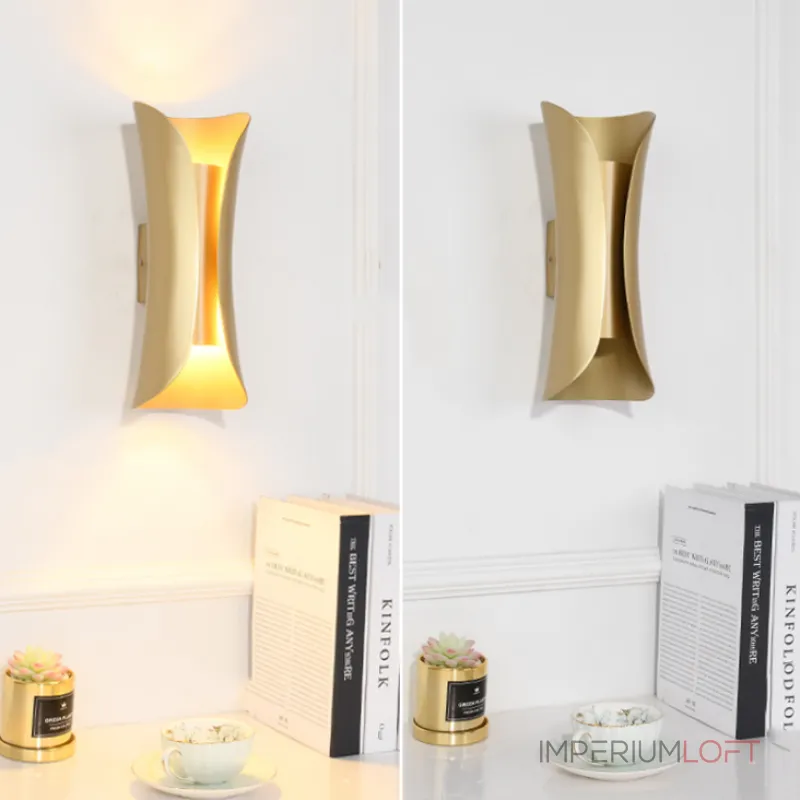 Настенное бра из латуни INFINITI Brass H34 от ImperiumLoft