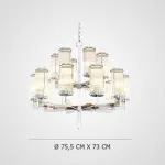 Подвесная люстра Сilindery Silver D75