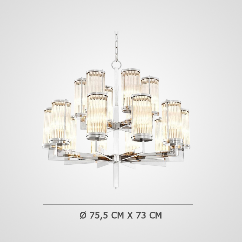 Подвесная люстра Сilindery Silver D75 Подвесная люстра Сilindery Silver D75