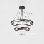 Подвесная люстра SIGURD A D60+D40