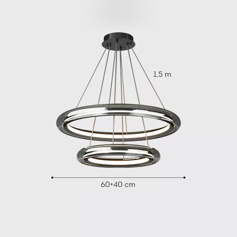 Подвесная люстра SIGURD A D60+D40 Подвесная люстра SIGURD A D60+D40