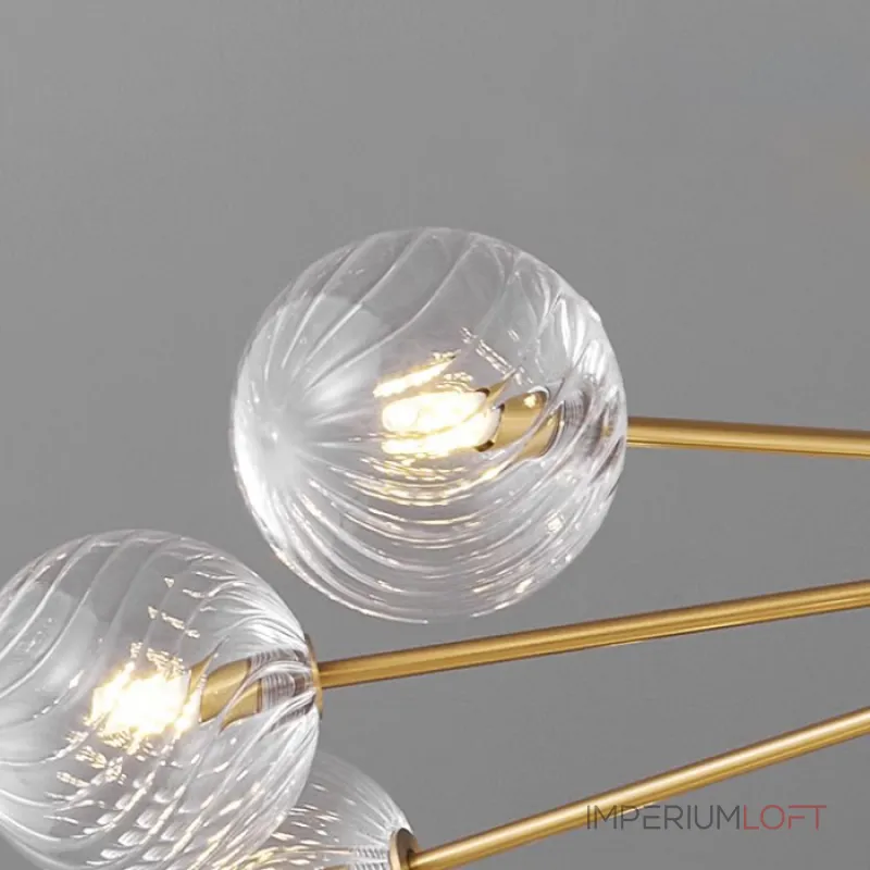 Люстра на штанге DANNA LUX Brass L9 Люстра на штанге DANNA LUX Brass L9