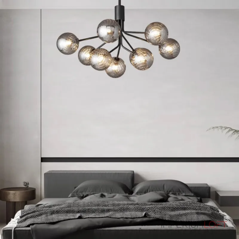 Люстра на штанге DANNA LUX Black L9