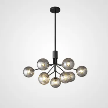 Люстра на штанге DANNA LUX Black L9 Люстра на штанге DANNA LUX Black L9