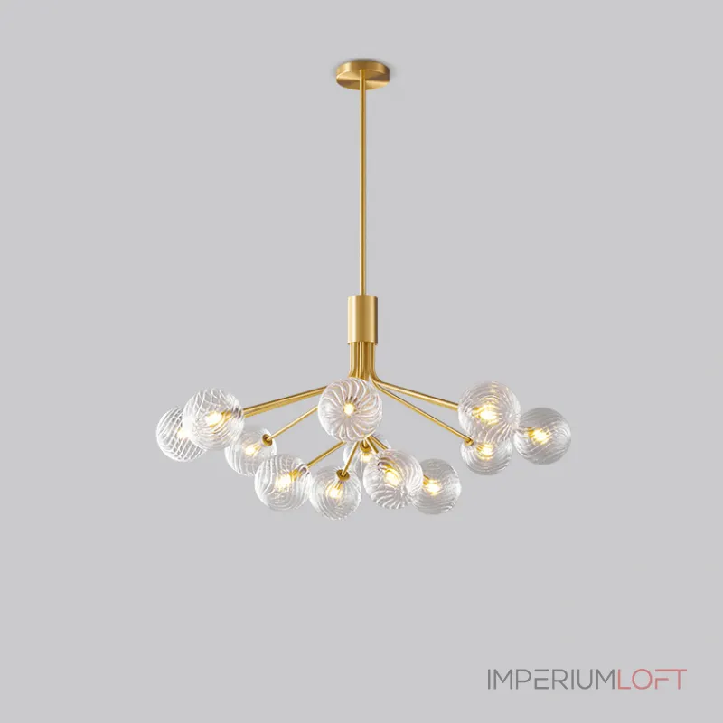 Люстра на штанге DANNA LUX Brass L12