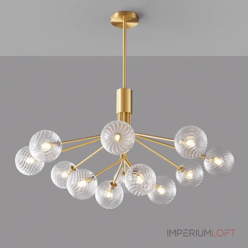 Люстра на штанге DANNA LUX Brass L12