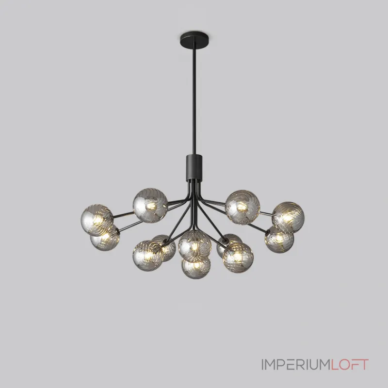 Люстра на штанге DANNA LUX Black L12