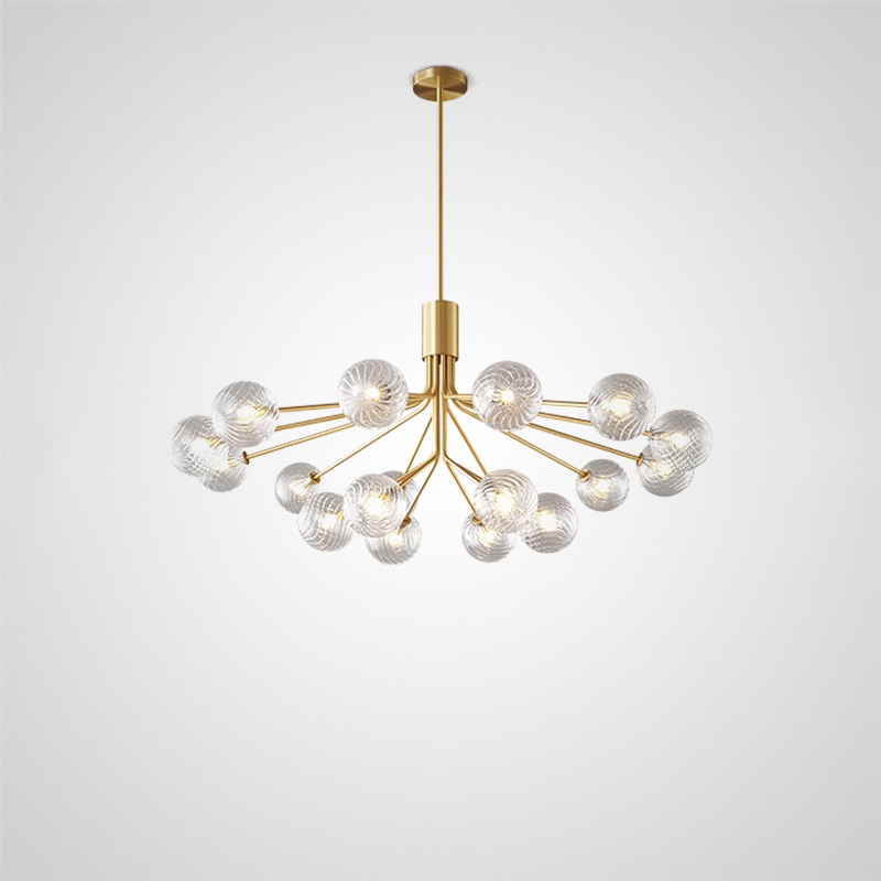 Люстра на штанге DANNA LUX Brass L18 Люстра на штанге DANNA LUX Brass L18