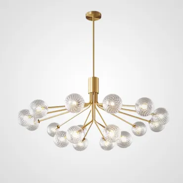 Люстра на штанге DANNA LUX Brass L18 Люстра на штанге DANNA LUX Brass L18