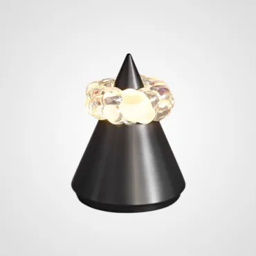 Настольная лампа LEK Black H15