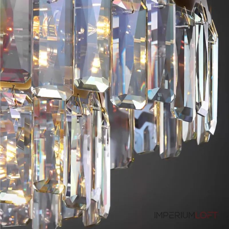 Настенный светильник с абажуром из ограненных хрустальных пластин с эффектом красочных переливов DORIS WALL от ImperiumLoft Настенный светильник с абажуром из ограненных хрустальных пластин с эффектом красочных переливов DORIS WALL от ImperiumLoft