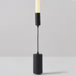 Торшер светодиодный напольный в виде вертикального шнура из оптического силикагеля с гибким плетеным волокном GLORIFY OPTIC FL L180 от ImperiumLoft