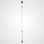 Торшер светодиодный напольный в виде вертикального шнура из оптического силикагеля с гибким плетеным волокном GLORIFY OPTIC FL L180 от ImperiumLoft